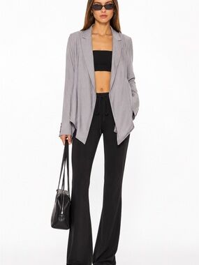 Elizabeth & James Draped Boyfriend Blazer